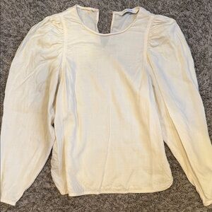 Beautiful Rebecca Taylor Elegant Cream Women's Top